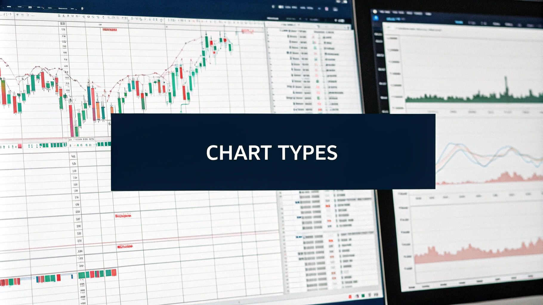 Different types of stock charts