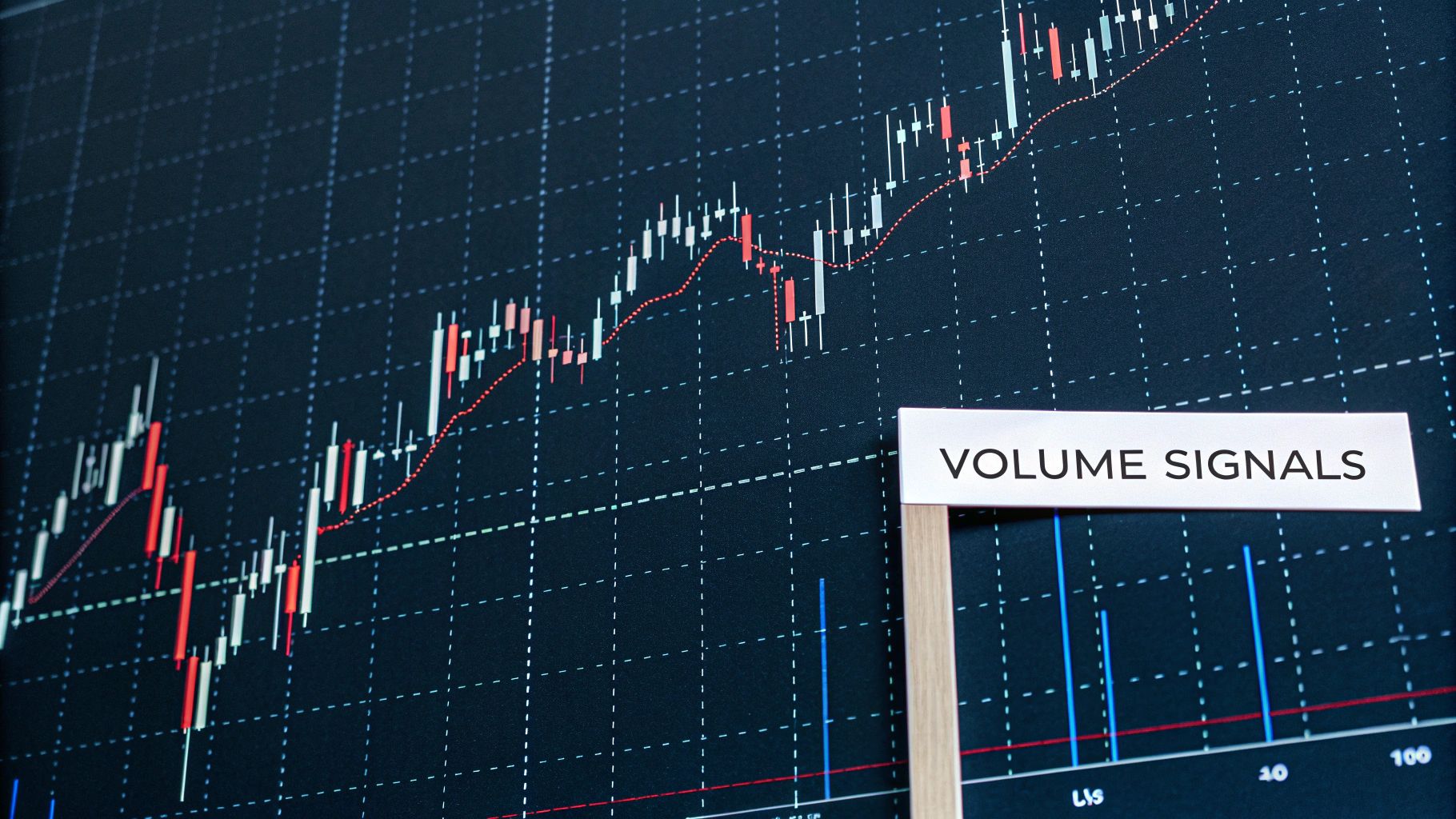 Volume analysis in stock charts