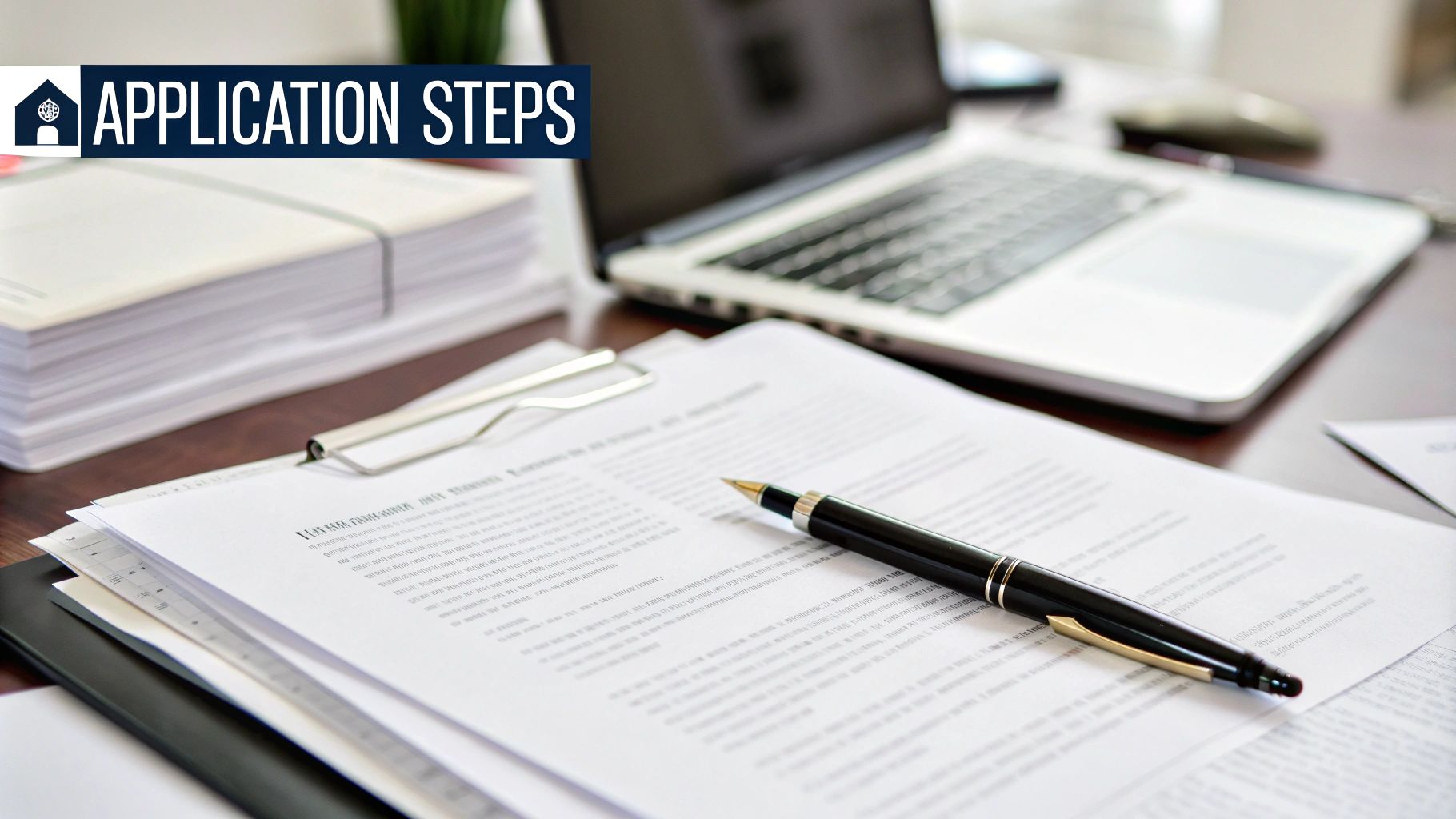Step-by-step guide to applying for a commercial mortgage.