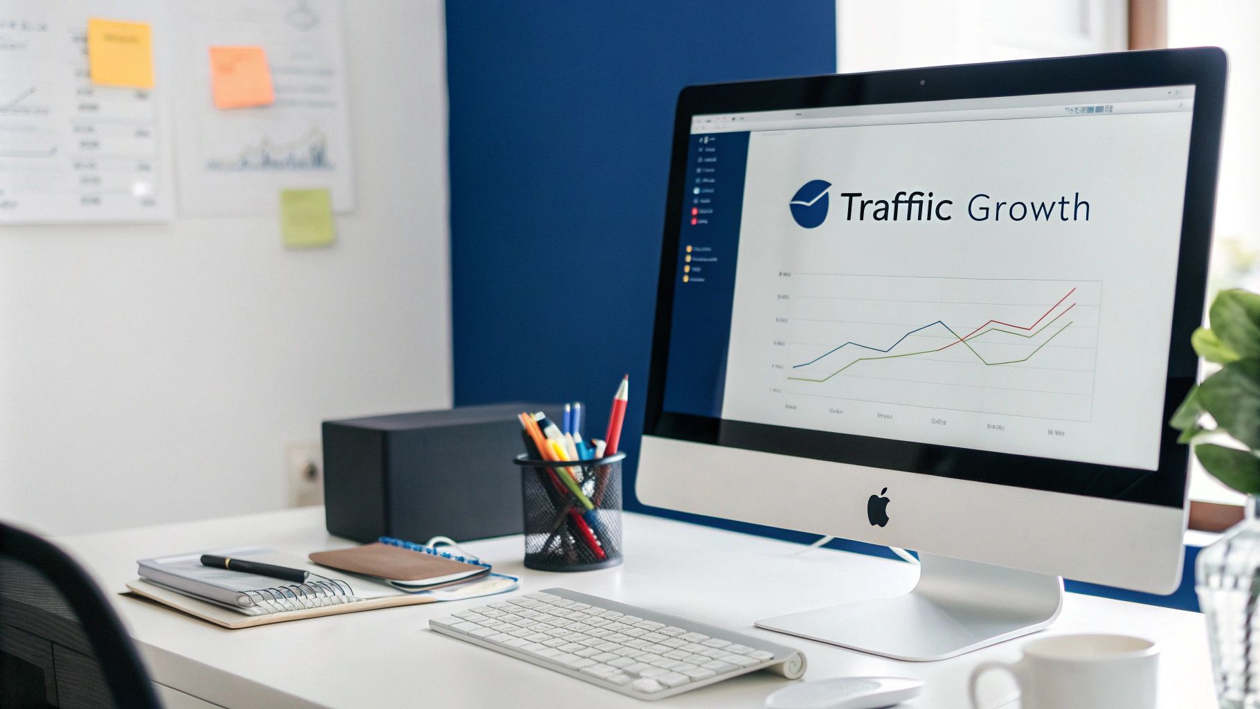 Introduction about what website traffic means and why it's important for online success.