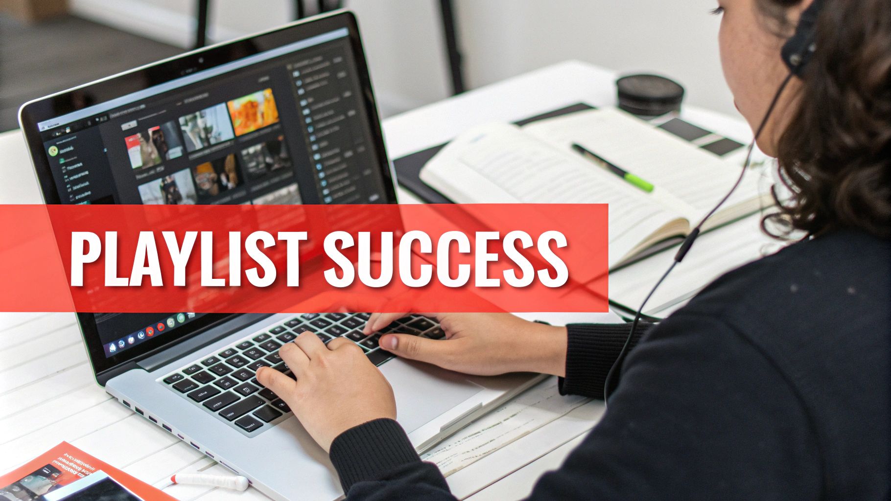 Step-by-step guide for submitting music to Spotify playlists and building relationships with playlist curators.