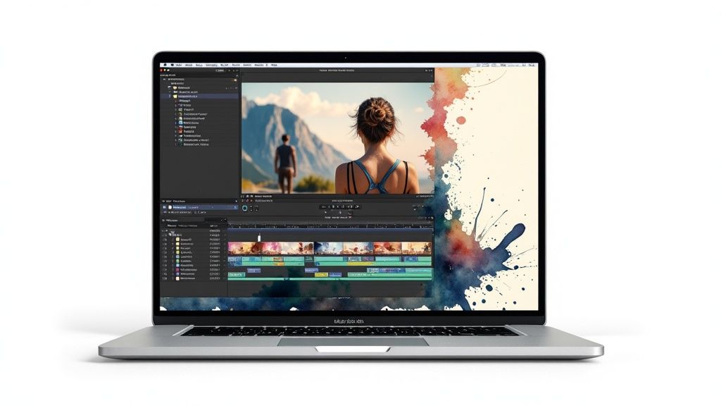 Apple's professional video editing software Final Cut Pro.