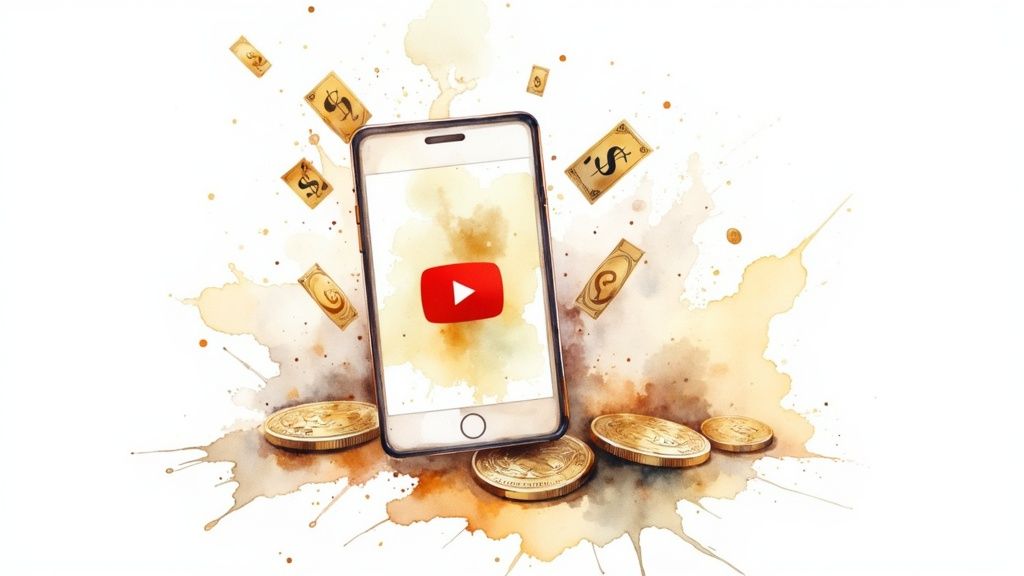 Strategies for monetizing YouTube Shorts